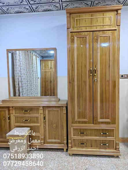 #بالتقسيط_بالتقسيط
معرض ومعمل احمد الزرقي لبيع الأثاث 
جميع انواع #غرف_النوم_الصاج (#نقدا) و (#بالتقسيط)
 من10اشهر الي18 شهر بدون مقدمة
يوجد نظام استبدال الغرفة المستعملة بغرفة جديدة و الاتفاق على الفرق
العنوان الموصل / الايمن / الصناعة القديمة / اليابسات / قرب فرع المستوصف 
يوجد فصال حسب الطلب
***********يوجد واتساب
*********** يوجد واتساب
المشمولين بالاقساط جميع الموظفين والمتقاعدين وابطال الداخلية والدفاع على مصرف الرافدين حاملي بطاقة الماستر كارد موصل
