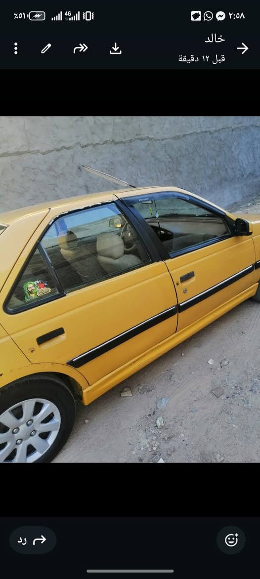 بيجو 405للبيع رقم واسط ما ابيع ع لصوره تجي تكلب وتقتنع وتاخذها رقم نكليزي بسمي مداور ثاني يوم مكاني كربلا وهذا رقمي *********** مكلف بنشر
