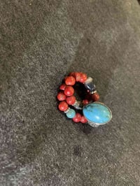 حجر فيروزي • قديم • صناعة يدوية