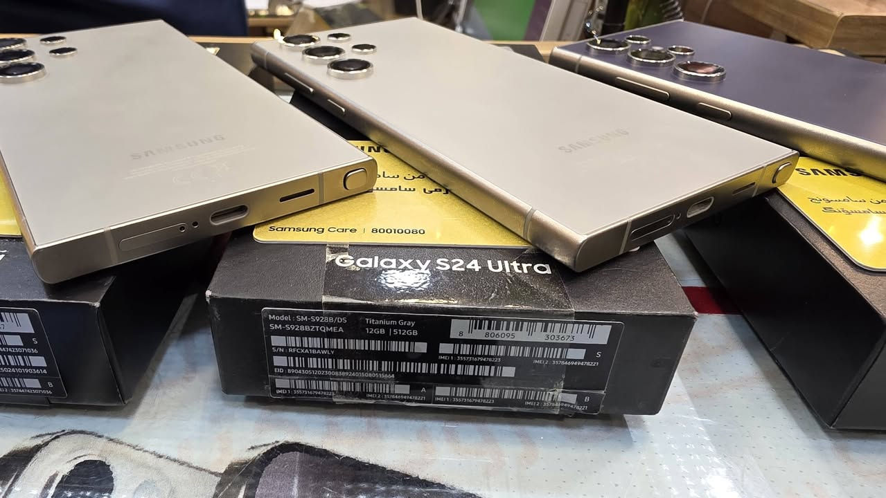 بيع شراء مراوس نشتري جميع الاجهزه الجديده والمستخدم
رقمي للاستفسار ***********

اس٢٤الترا ذاكره ١تيره برتقالي استعمال جدا قليل 

اس ٢٤الترا ذاكره ٥١٢ بنفسجي نظافه 100

اس ٢٤الترا ذاكره 256 
جميع الاجهزه داخل الوكاله ظمان حقيقي اسبوع اي خلل يسترجع او يستبدل
