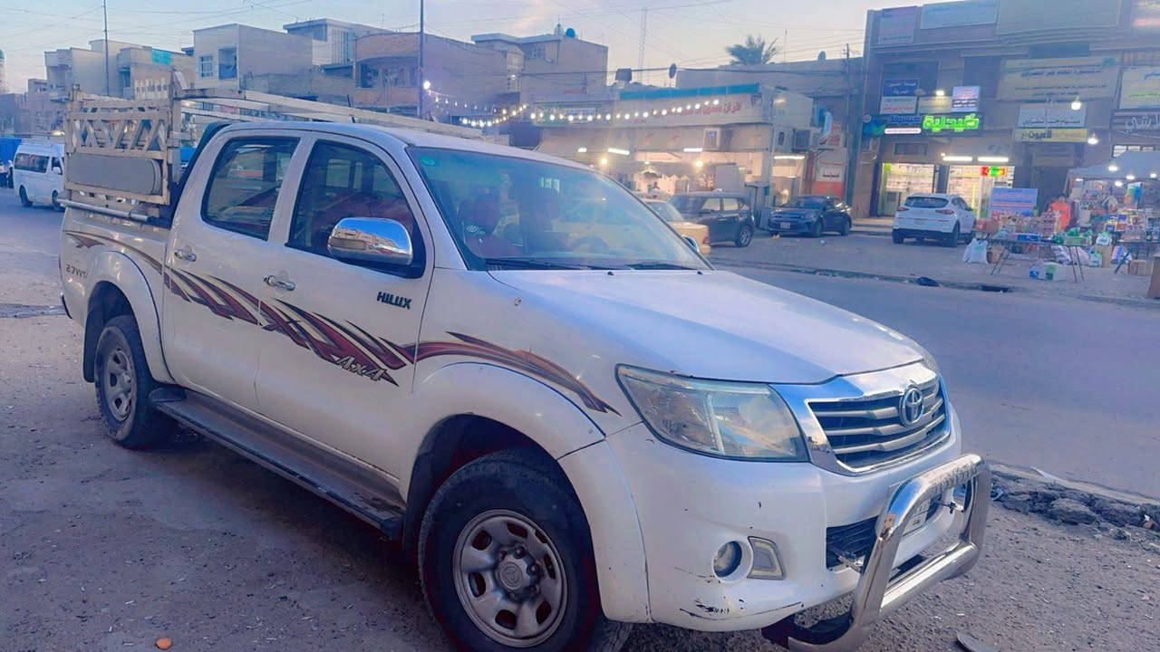 السلام عليكم
بيكب هايلوكس موديل 2006محدثه 14 
سياره كير عادي. فور ويل 
سياره بيه كاز كيت 
***********
***********
مكان بغداد مدينة الصدر
