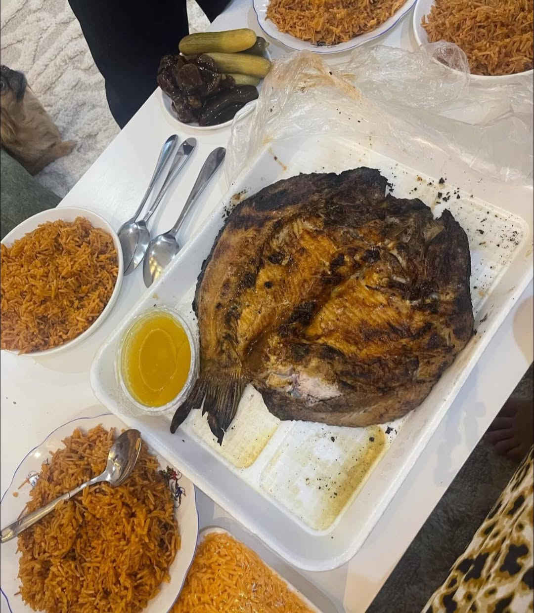 سمك مسكوف ع حطب فواكه
ودجاج ع الحطب ع تمن ومرق ب12
للحجز *********** واتساب
