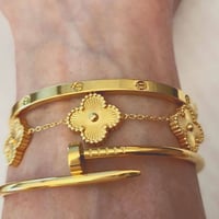 سوارات فخمة • سيت ٣ قطع • لون ذهبي