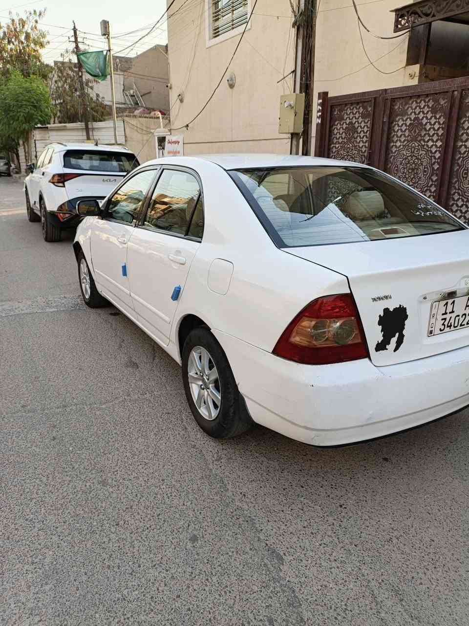 كورلا موديل 2001 مكينه 1800 سياره جاهزه مكينه گير تبريد صدر تخم تاير بسمي هزه جديده رقم بغداد صبغ حزام بدون حادث السعر 63 بيها مجال بسيط *********** بغداد الرسالة الثانيه
