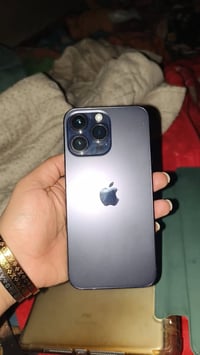 ايفون 14برو ماكس الون بنفسجي. الذاكرة :- 256 الجهاز :- نظافة 100/100 ب...