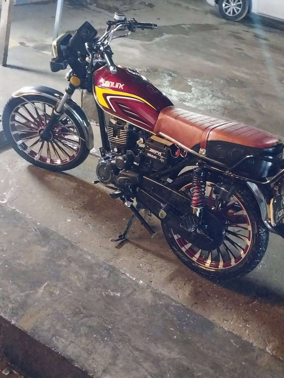 السلام عليكم دراجه ايراني موديل اربعه وعشرين السعر 550 الرقم***********
