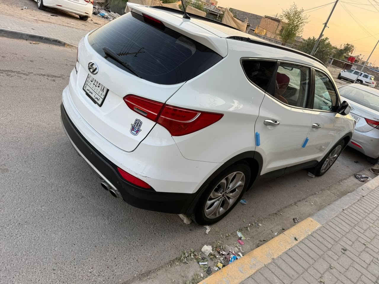 سلامً عليكم سنتافي 2013 خليجيه  بيه بس الكصهًً مال البنيد صبغ والباقي كفاله سياره جاهزه من كلش رقم بصره ومكان سياره بصره السعر 137 رقم الاتف ***********
