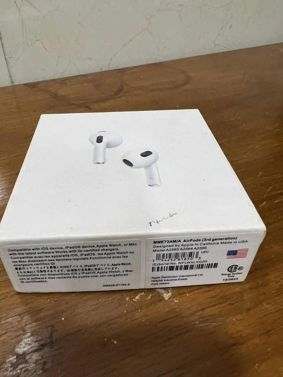 سماعات ايربود برو وعادي جدد تجي تفحص هية والكيبل وتكنك عليهة وتاخذهة عندي كمية جبيرة 
ابيعهن الزوج ب 15 الف وماكو هيج سعر مكاني بغداد العطيفية


**إذا كنت صاحب هذا الإعلان وتريد حذفه لأي سبب، رجاءا أرسل رسالة إلى الدعم الفني**