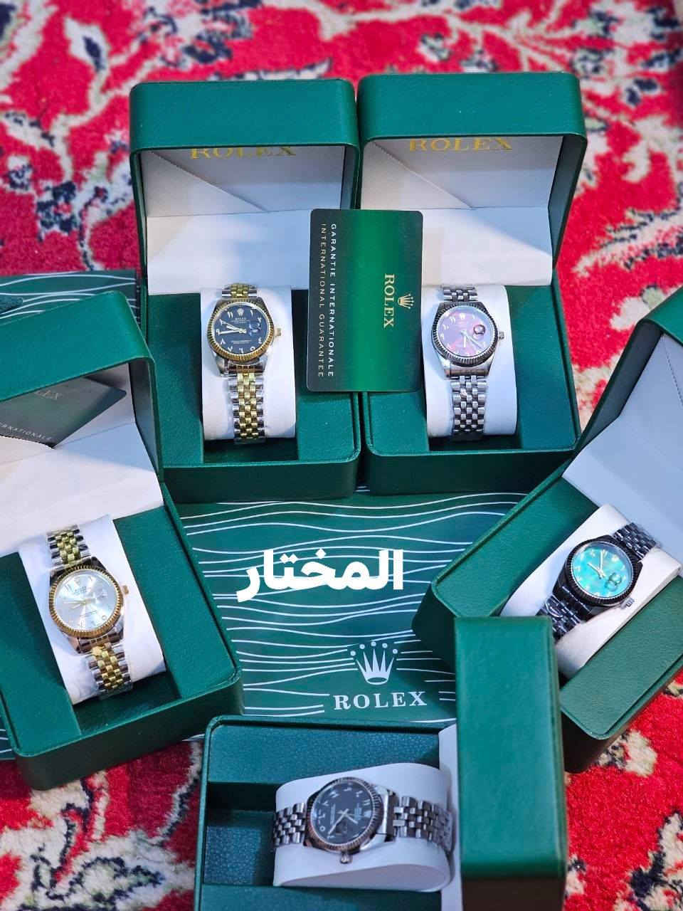 متاح 10 ساعات من ماركة روليكس المواصفات 👇
1_ ساعة من ماركة روليكس تحتوي على اختام من الماركة 
2_ ماستر كوالتي 
3_ تحتوي على 3 كارت ضمان + 3 كيس من شركة روليكس 
4_ تحتوي على مينات مختلفة + رينك دوار 
5_ سير الساعة سيل ستيل مقاوم للماء والصدأ 
6_ السعر قيم باليرضي رب العالمين 
7_ اكتب سعرك وتعال خاص عجبني سعرك ابيعك ماعجبني اتعذر منك تمام 🌹 
8_ عندي اغراض امزون + فرفوري + ساعات ماركات مختلفة سير حديد + ربل الكتروني وكله مختم ما اشتغل بالغير مختم + شغلات كثيرة تخص الامزون يلي يحب يتفضل خاص


**إذا كنت صاحب هذا الإعلان وتريد حذفه لأي سبب، رجاءا أرسل رسالة إلى الدعم الفني**