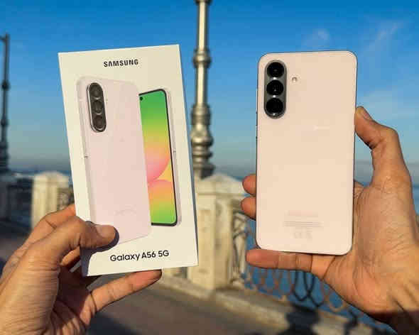 مساء الخير موبايل لبيع A56 ذاكر256 GB  رام 12 (***********)
