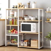 رف مطبخ • إطار معدني خشب MDF • توصيل لجميع المحافظات