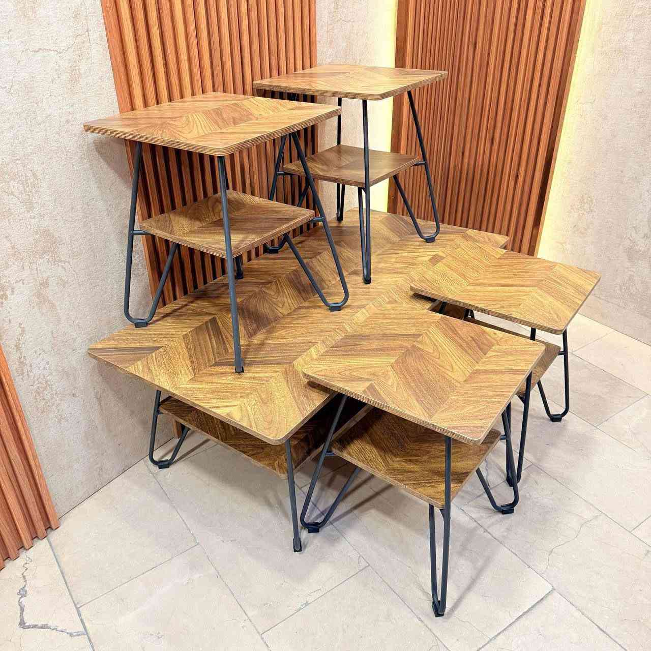 سيت طبله 4+1 سطح خشب Hdf
رجل حديد صبغ حراري 
قياس الطبله الكبيره 
ارتفاع 45 سم 
عرض 60 سم 
طول 120 سم 
قياس الطبله الصغيره 
ارتفاع 50 سم
عرض 40 * 40 سم مربع 
@الجميع


**إذا كنت صاحب هذا الإعلان وتريد حذفه لأي سبب، رجاءا أرسل رسالة إلى الدعم الفني**