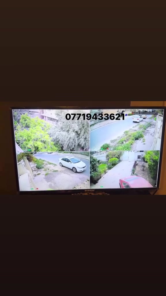 اعمالنة في بغداد حي الجامعة منظومة متكاملة كامرات 2 ميكا الدهوا الاصلي فول كلر صورة وصوت 👷‍♂️👷‍♂️🎥

*********** واتساب 📲

