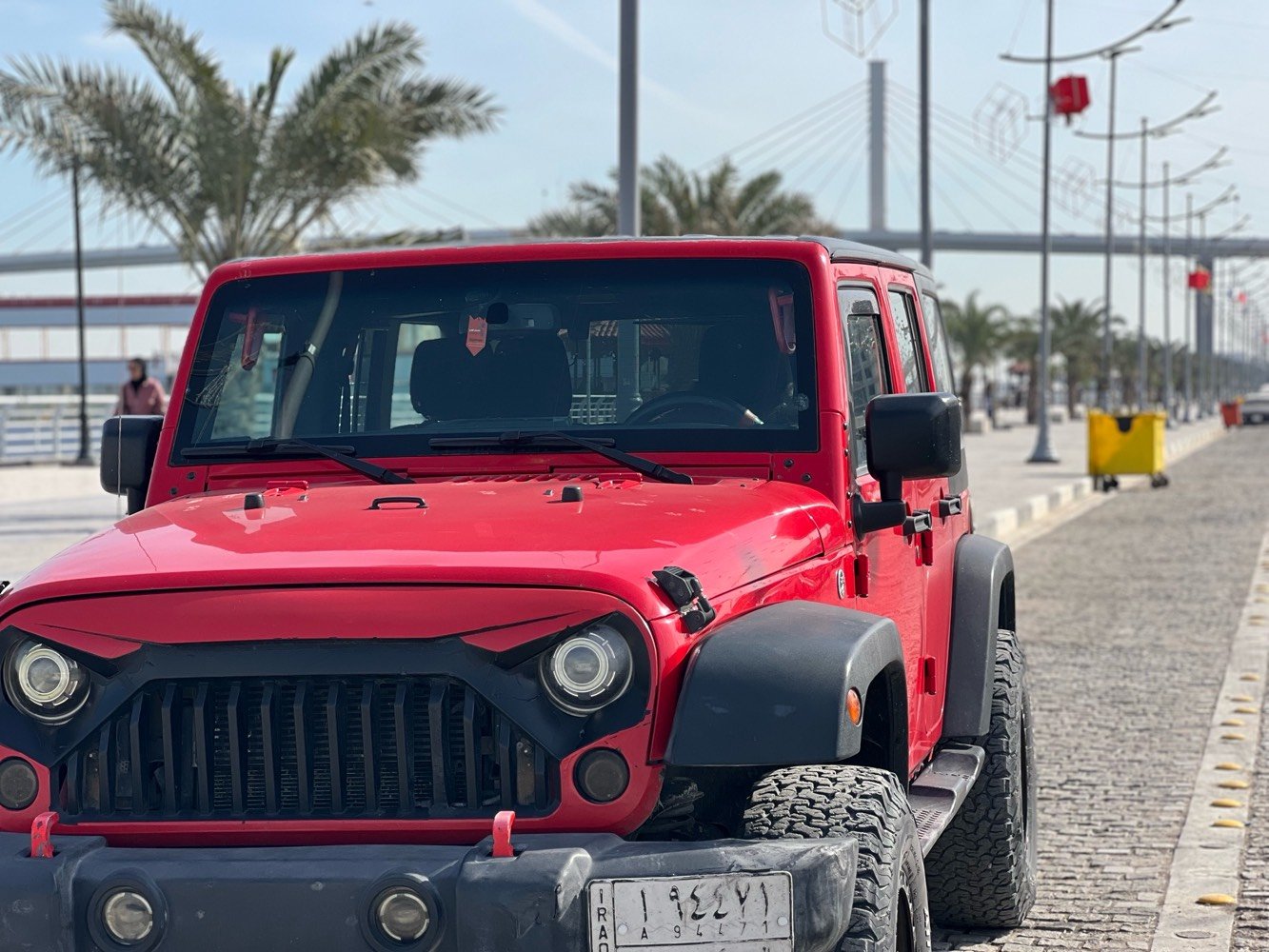 جيب رانكلر 2016 سبورت
JEEP WRANGLER 2016 SPORTS UNLIMITED JK
- السيارة وارد كندي
- مكفوله من الصبغ فقط بارد شبر من الجاملغ
الامامي الايمن
3600cc محرك -
- السيارة مرفعه inch 2.5
- طخم تاير امريكي ماركة COOPER
- ويل كب عدد 5
- السيارة جميع الايرباكات سليمة
- شاشة اندرويد inch 10 مع كامرة امامية و خلفية
- سويج ريمونت عدد/2 مع تشغيل عن بعد
- سيستم صوت راقي مع دمام
- حالة السيارة جيدة جداً
السعر : 198 ورقة
البصرة / دور النفط / قرب المركز الثقافي النفطي