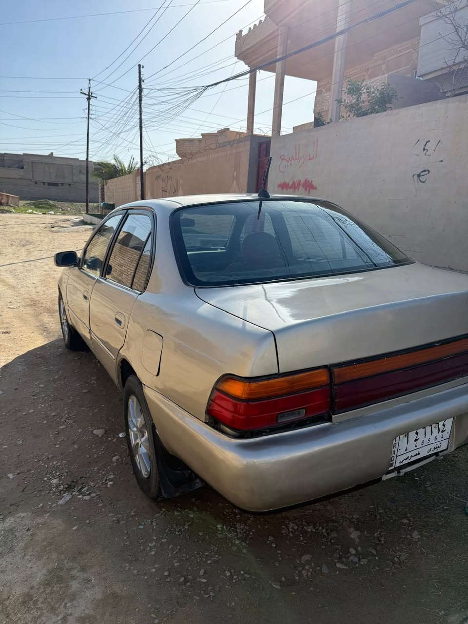 بسبب الوعود الكاذبه
كورلا 1991 محور السياره رقم نينوى سنويه لل2027 السياره مصبوغه عام حراري بدون ضربه 
السياره بيها نقوصات قليله 

دشبول جديد+لايتات وبكلايتات جدد+ارضيه جلد+مسجل و 4 سماعات

صدر نص عمر وتواير نص عمر 

السعر50 وبيها مجال للشراي 

 مكان صلاح الدين قضاء بيجي 

0770 631 5201
