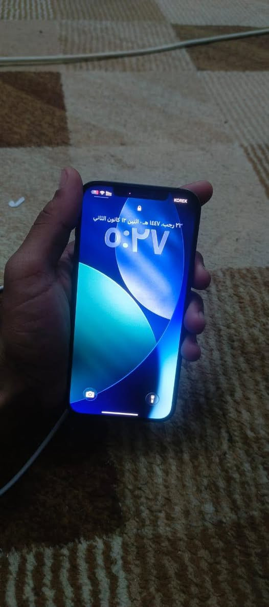 السلام عليكم اقرأ المنشور قبل لا تراسل 
آيفون ١٢برو ماكس نورمال
لون اسود
ذاكرا ١٢٨
دبل سيم
جهاز فقط مصعدا بطاريتو حتى رساله ما بيها
جهاز وضع شركه ما مبدل بي شي ابد 
فقط فجاه راحت0.5ولباقي كلو شرط
جهاز نورمال مكفول من كلشي بس الكامرا x0.5وكفت
تواصل خاص أو تسأل عل رقم ***********
***********
