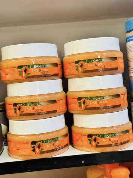 مقشرات و سكراب للجسم و الوجه 

عنوان المحل الحصوه الشارع العام مجاور ابو نجم للألعاب 

بأدارة سجاد العجيلي 
***********

يوجد توصيل إلى جميع المناطق🚚
