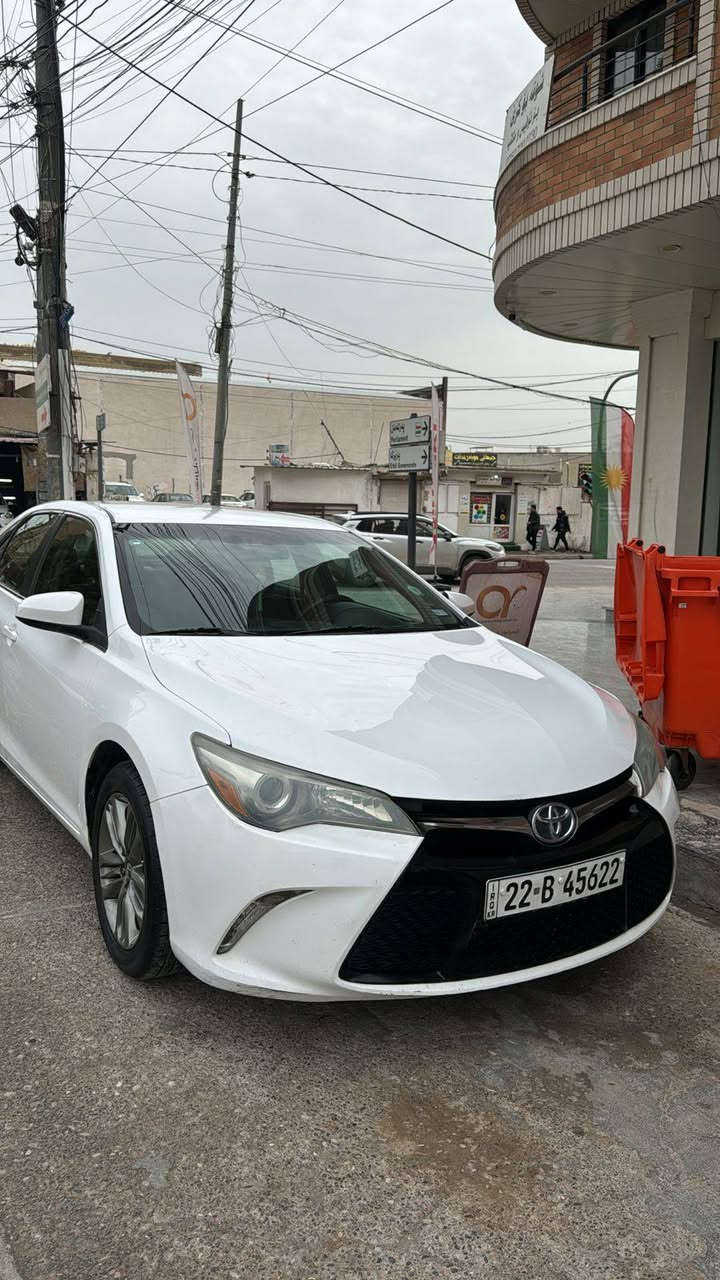 Toyota Camry 2016 SE
US Import 
Clean Title
No paint with minor scratches and dents
Mileage: 100,000 miles
VIN: 4T1BF1FK7GU541485
2.5 L, 4 Cylinder, 24 MPG Fuel Economy. White Color, Black Interior, Mix Sport fabric SofTex-trimmed front seats, leather-trimmed sport steering wheel with paddle shifters. 6-speaker audio system, 6.1-inch touchscreen, Bluetooth, backup camera, and USB port. Keyless entry, air conditioning, and power-adjustable driver's seat. 10 Standard airbags, Stability Control, Traction Control, ABS, and Brake Assist, Screen, parking sensors and back camera. أربيل, العراق


**إذا كنت صاحب هذا الإعلان وتريد حذفه لأي سبب، رجاءا أرسل رسالة إلى الدعم الفني**