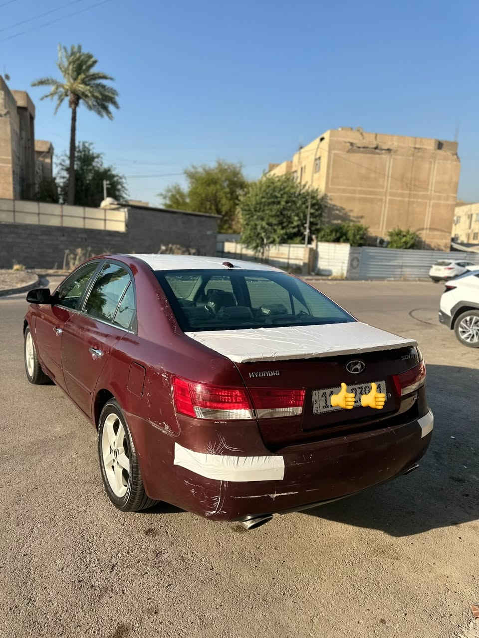 السلام عليكم سوناتا للبيع 2008 رقم بغداد دولي بأسمي تبريد ثلج ٦ سلندر مكينه كير صدر امامي خلفي جديد فتحه سلايد تحكم ستيرن جهتين كشنات كهرباء شاشه السعر 95 وبيهة مجال العنوان بغداد الإعلام ***********
