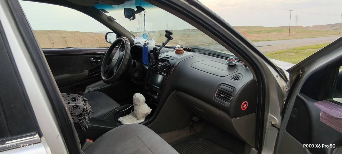 نيسان مكزمه للبيع موديل 2002 سنويه ل28كشره تريد صبغ عام رقم بغداد مكينته خير من الله  دواخل نضيفه كهربائيات كله شغال كشن كهرباء مكاني جلولاء أو هاذا رقمي *********** رايده 55بي مجال قليل
