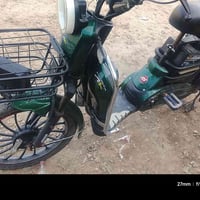 بايسكل شحن • خمس بطاريات • الرمادي زنكوره المفرك