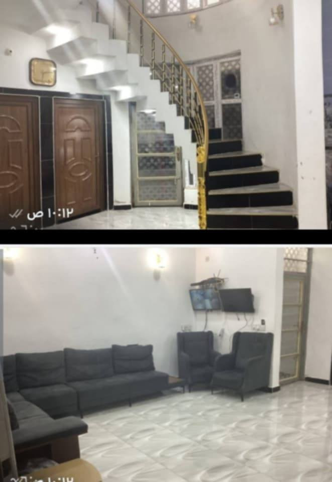 بسعر مناسب جدأ مساحه 150 متر الوجه 7 ونص 
للبيع حي الحشد خدمات كامله 
بناء حديث فول واحد على واحد 
يتكون من استقبال مطبخ صاله غرفتين نوم 
***********
او مراجعه مكتب محمد الحافي التميمي 
عنوان المكتب حي الحشد محلات بيت عمران قرب الشارع العام
