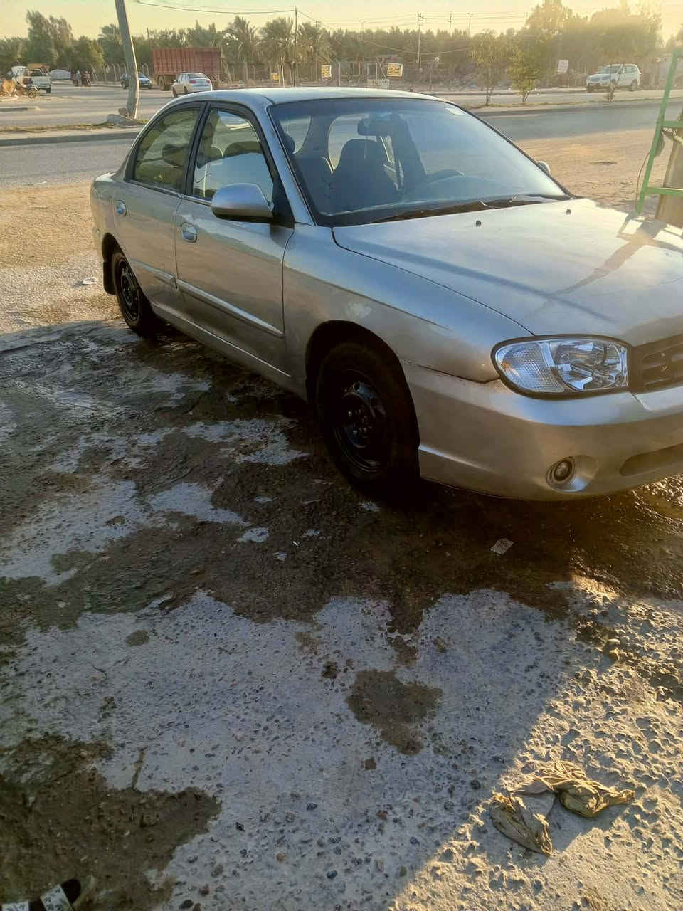 كية اسبكترة موديل 2002مكفولة من الضربة مصبوغة للجمالية بدون ضربة ماعيزة كلشي بس اشوية صفنة بل ثاني بل كير كهربائيات كلهة شغالة كلهة السيارة اوتوماتيك مكينة 1600 استفسار *********** مكانه نجف السعر. 40وبيهة مجال
