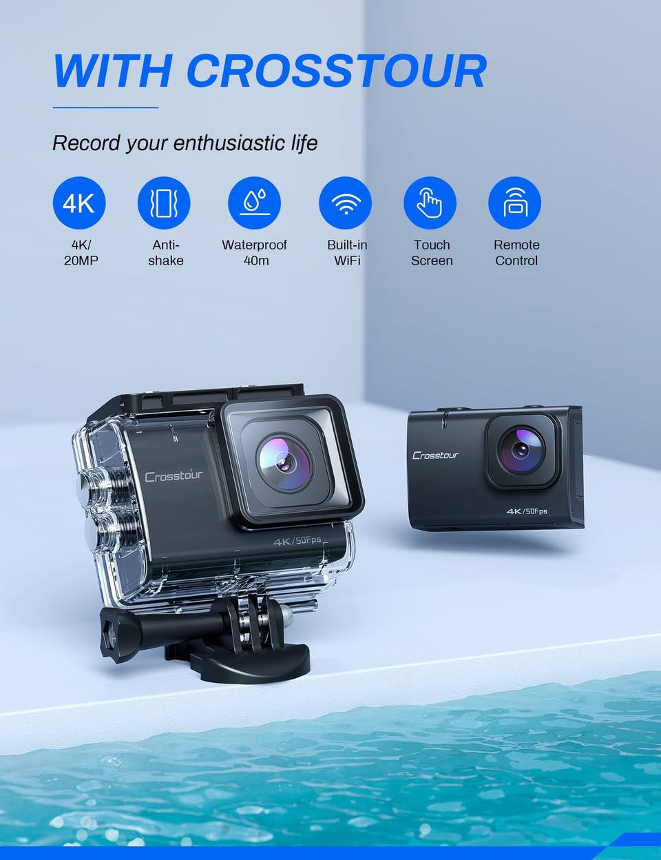 كامرة مغامرات 4K حقيقي مانع اهتزاز 

الأداء الاحترافي بسعر اقتصادي! 📸 كامرة الأكشن Crosstour CT9700 بدقة 4K الحقيقية.

لكل عشاق المغامرات، أصحاب الدراجات، أو حتى لتوثيق طريقك بالسيارة.. وفرنا لكم واحدة من أفضل الكاميرات التي تجمع بين السعر المناسب والمواصفات العالية.

شنو اللي يميز كامرة CT9700؟

✅ تصوير 4K/50fps: يعني فيديو فائق الوضوح وحركة انسيابية جداً (مو مثل الكيمرات العادية اللي تقطع بالـ 4K).

✅ مانع اهتزاز (EIS): نظام تثبيت داخلي يخلي الفيديو صافي وبدون اهتزاز حتى لو كنت تمشي بطريق وعر أو بدراجة.

✅ شاشة لمس (Touch Screen): سهولة تامة بالتحكم بالاعدادات وبلمسة وحدة.

✅ مقاومة للماء: تجي وية كفر خاص يخليك تغوص بيها لعمق 40 متر، يعني مثالية للسباحة والسفر.

✅ تحكم عن بعد: يجي وياها ريموت تلبسه باليد، تكدر تبدأ التصوير بضغطة زر وأنت تسوق.

المواصفات الفنية:

• دقة الصور: 20 ميجابيكسل (صور واضحة جداً).
• العدسة: زاوية عريضة 170 درجة (تغطي مساحة رؤية واسعة).
• الاتصال: تدعم الواي فاي للربط مباشرة وية الموبايل عن طريق التطبيق.

مقطع مراجعه وتجربه للكامره اول تعليق

#امزونياتي #العراق #بغداد #البصرة #الديوانية #كاميرات #تصوير #اجهزة_ذكية #كيمرة_اكشن #Crosstour #تقنية #مغامرات #بيع_اونلاين #تسوق_الكتروني #اكسسوارات_سيارات #دراجات_نارية #اهل_الدراجات #الرياضة #تكنولوجيا


**إذا كنت صاحب هذا الإعلان وتريد حذفه لأي سبب، رجاءا أرسل رسالة إلى الدعم الفني**