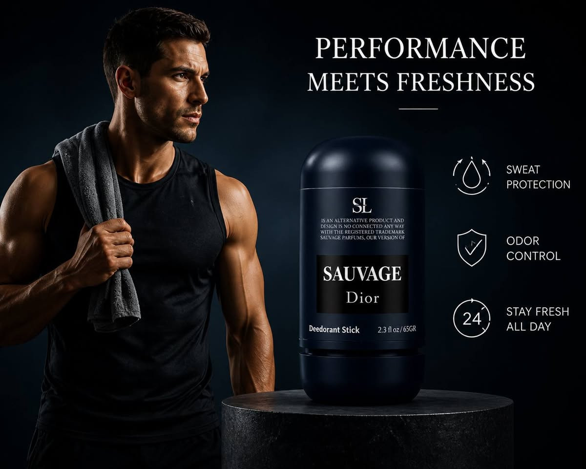 الأناقة والانتعاش في عبوة واحدة 🌊✨
استمتع بتجربة عطرية فاخرة تدوم طويلاً مع Sauvage Deodorant Stick. صُمم هذا المنتج للرجل الذي يبحث عن الثقة والراحة طوال اليوم، بتركيبة مستوحاة من أرقى العطور العالمية لتمنحك حضوراً لا يُنسى.
لماذا تختار هذا المنتج؟
انتعاش يدوم 24 ساعة: حماية مستمرة وموثوقة ضد الروائح الكريهة مهما كانت حركة يومك.
خالٍ من الكحول: تركيبة لطيفة وآمنة تماماً، مما يجعلها مثالية للاستخدام اليومي دون التسبب في تهيج البشرة.
صديق للبشرة: بفضل مكوناته المختارة بعناية، يمنحك شعوراً بالنعومة والراحة (Gentle on Skin).
تصميم عصري: عبوة أنيقة بسعة 65 غرام، سهلة الحمل في حقيبة النادي أو المكتب.
لمسة من الفخامة
يأتي المنتج بلمسات مستوحاة من رائحة "سواج" الشهيرة، ليجمع بين القوة والنظافة في آن واحد، مع تأثير "رذاذ الماء" الذي يعكس الحيوية والانتعاش المطلق.
ارتقِ بروتينك اليومي واجعل الانتعاش رفيقك في كل خطوة! > ملاحظة للمتابعين: متوفر الآن للتوصيل لجميع المحافظات. للحجز والاستفسار، يرجى مراسلتنا عبر الخاص. 📥


**إذا كنت صاحب هذا الإعلان وتريد حذفه لأي سبب، رجاءا أرسل رسالة إلى الدعم الفني**