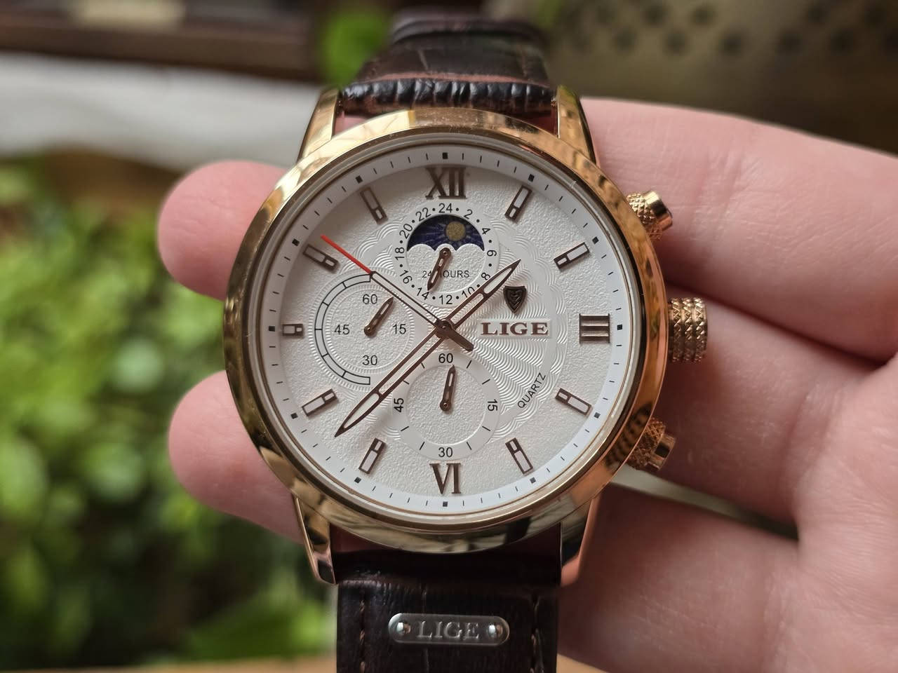 ساعة ماركة LI'G.E ماكينة كوارتز.
جميع السناتر شغالة نظام شمسي قمري كامل ملحقاته.
قطعة راقية جدًا من أمازون (تفاصيل داخل الفيديو).
السعر على أول تم 25 ألف.
مكاني كربلاء (متوفر توصيل 5).
رقم: ***********
