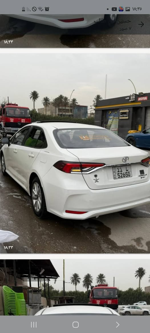 سلام عليكم كورلا هايبرد موديل2025 ماشيه 39الف السعر 153 مجال بسيط حك الجيبه بيها تكحيل صغير بالجاملغ الكدام مال سايق والباقي كله مكفول رقم ***********
