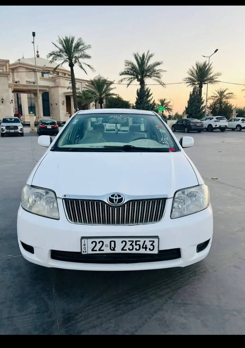 السلام عليكم
كورلا 2006
خليجي ..
محرك 16.. 
كيرتوماتيك .. 
سنويه جديد .. 
سعر 62$..
صبغ عام تكسي .. 
مكان السياره اربيل .. 
*********** وتساب 
مكلف بالنشر ../ 
لا تبعث  طلب صداقه 
الطبات عندي مقبطه ادخل خاص
../ كل السيارات انزلها ستوري ../

