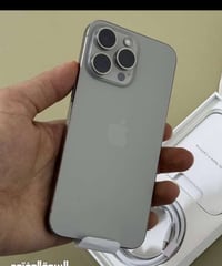 ايفون 15برو ماكس🔥🔥  e sim شريحه الكترونيا  🔋بطاريه 89 نضافه  💯 ⭕️ ذاكر...