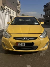 اكسنت  مديل 2015 خليجي بدون ضررر للبيع السعر (85 ورقة )بيها مجال  رقم ...