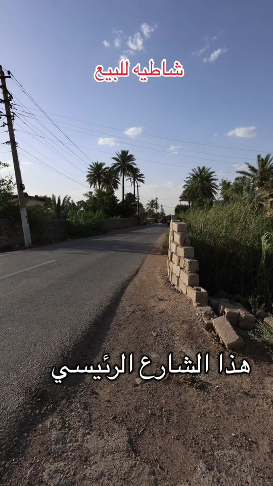 شاطيه للبيع مساحه 1200 | اعلان رقم  85  🔹نستقبل كافه المقاولات في بغداد . 🔷️للاعلان والاستفسار الاتصال ع الارقام ☎️ *********** واتساب. ☎️ *********** واتساب . ‭ . ***********‬ ☎️ #عقار #عقارات #عقارات_بغداد 
