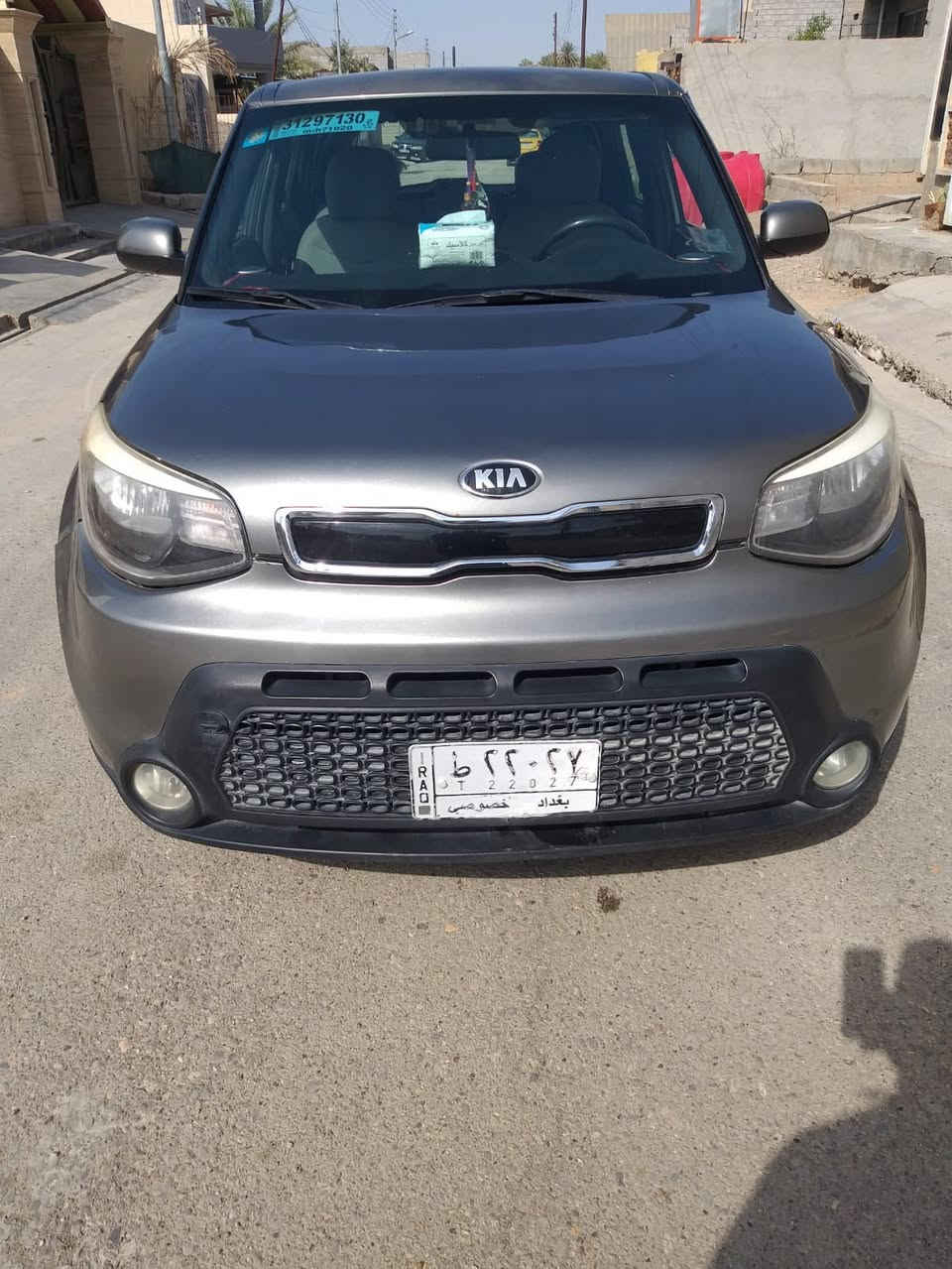 السلام عليكم كيا صول ٢٠١٥ وارد امريكي الضرر موضح بالسونار  سيارة كاملة مابيه اي نقص السعر ١٠٥ المكان بعقوبة للتواصل ***********
