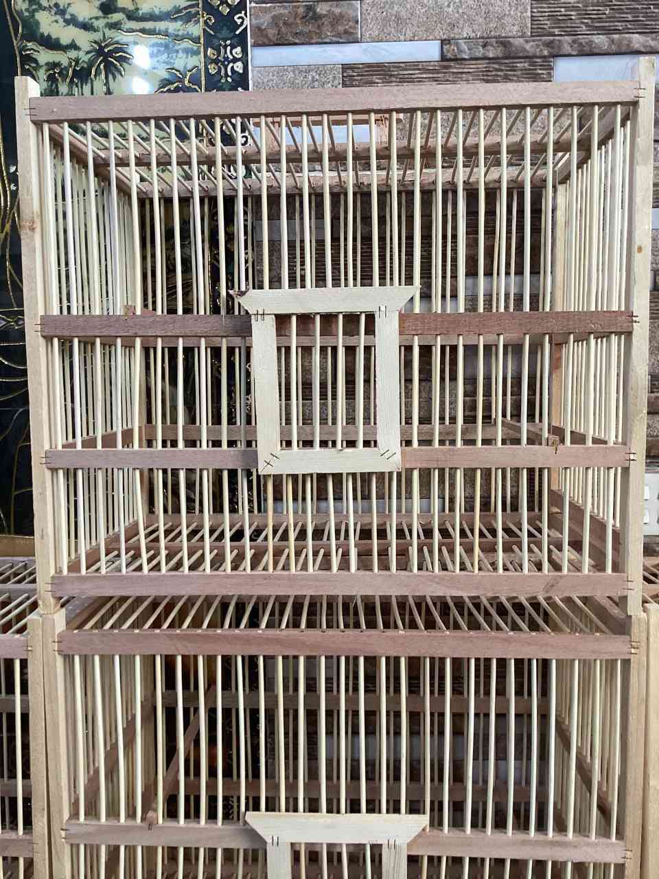 السلام عليكم
متاح اقفاص بلابل صغار وكبار  شغل درجه اولى خشب مطعم چام وخشب جاوي (جملة - مفرد)
قياسات الصغار 
عرض 47
 نزال 34 
ارتفاع 50     
سعر المفرد 10 جملة 8500
قياسات الكبار 
عرض 57
نزال 34
ارتفاع 50
سعر المفرد 15 جملة 12
ميسان - العمارة - حي الجامعة


**إذا كنت صاحب هذا الإعلان وتريد حذفه لأي سبب، رجاءا أرسل رسالة إلى الدعم الفني**