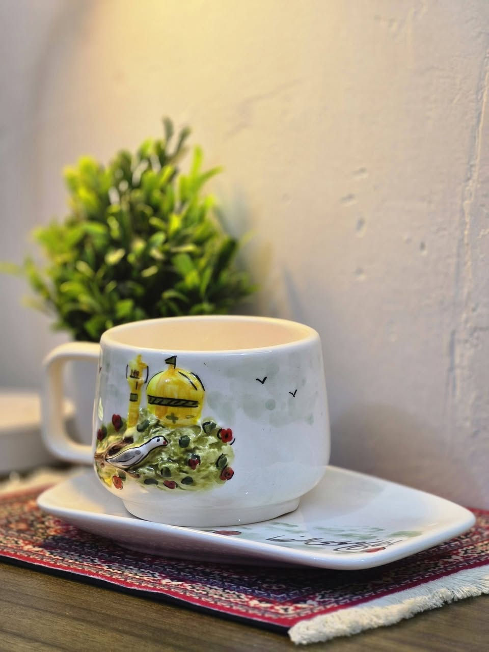 كوب رَضوي شغل يدوي حفر معَ صحن 🌱.
السعر : 15٫000
للحَجز دايركت📥
📍يوجد توصيل لِكل المحافظات


**إذا كنت صاحب هذا الإعلان وتريد حذفه لأي سبب، رجاءا أرسل رسالة إلى الدعم الفني**