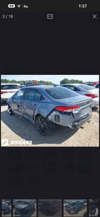 كورولا SE • ١٨٠٠ • حادث مصور