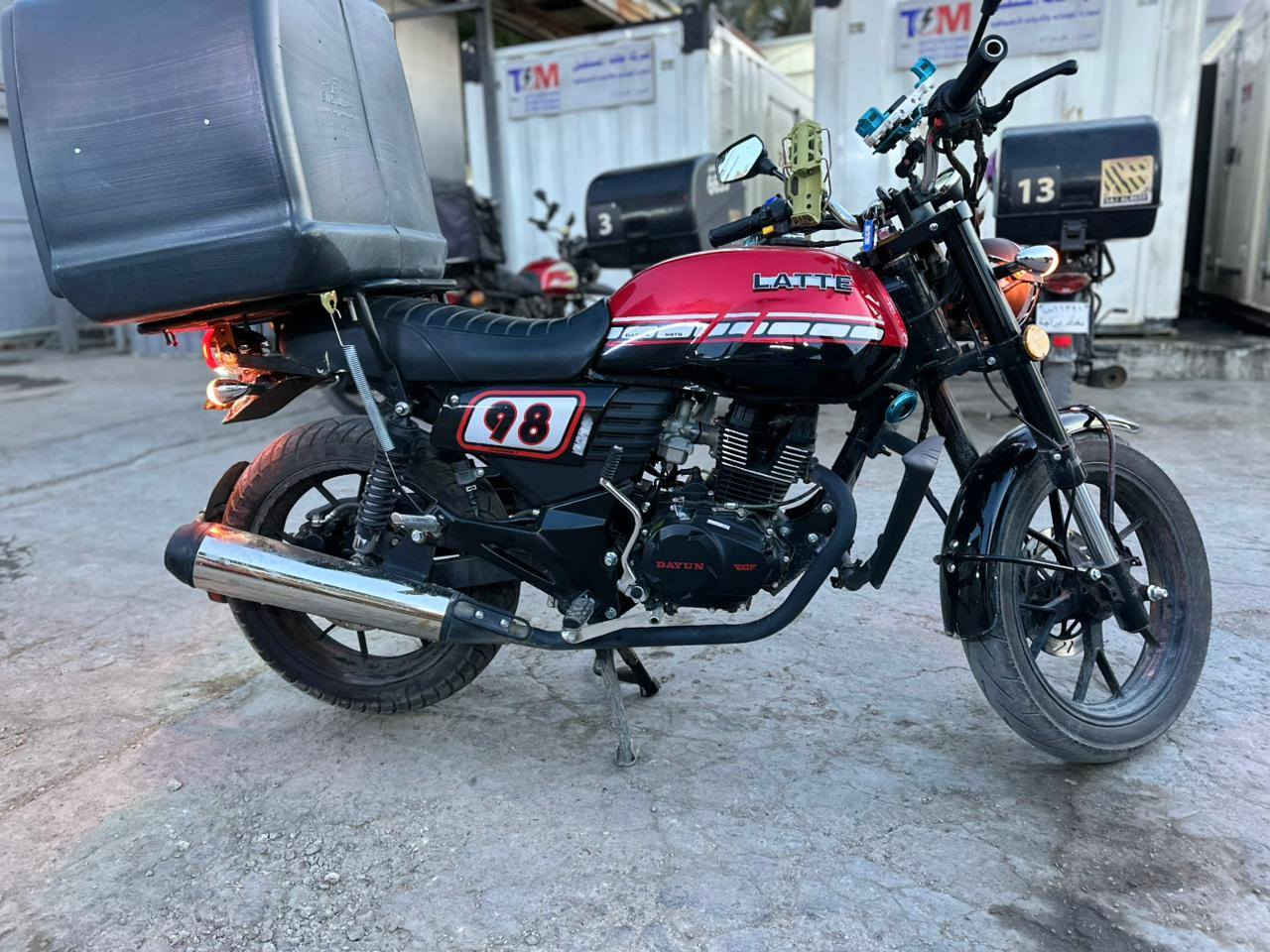 السلام عليكم دراجه دايوان لاتي زيرو
درجه ثاني تبديله مال دهن اله جديده مرقمه 
*********** للستفسار
