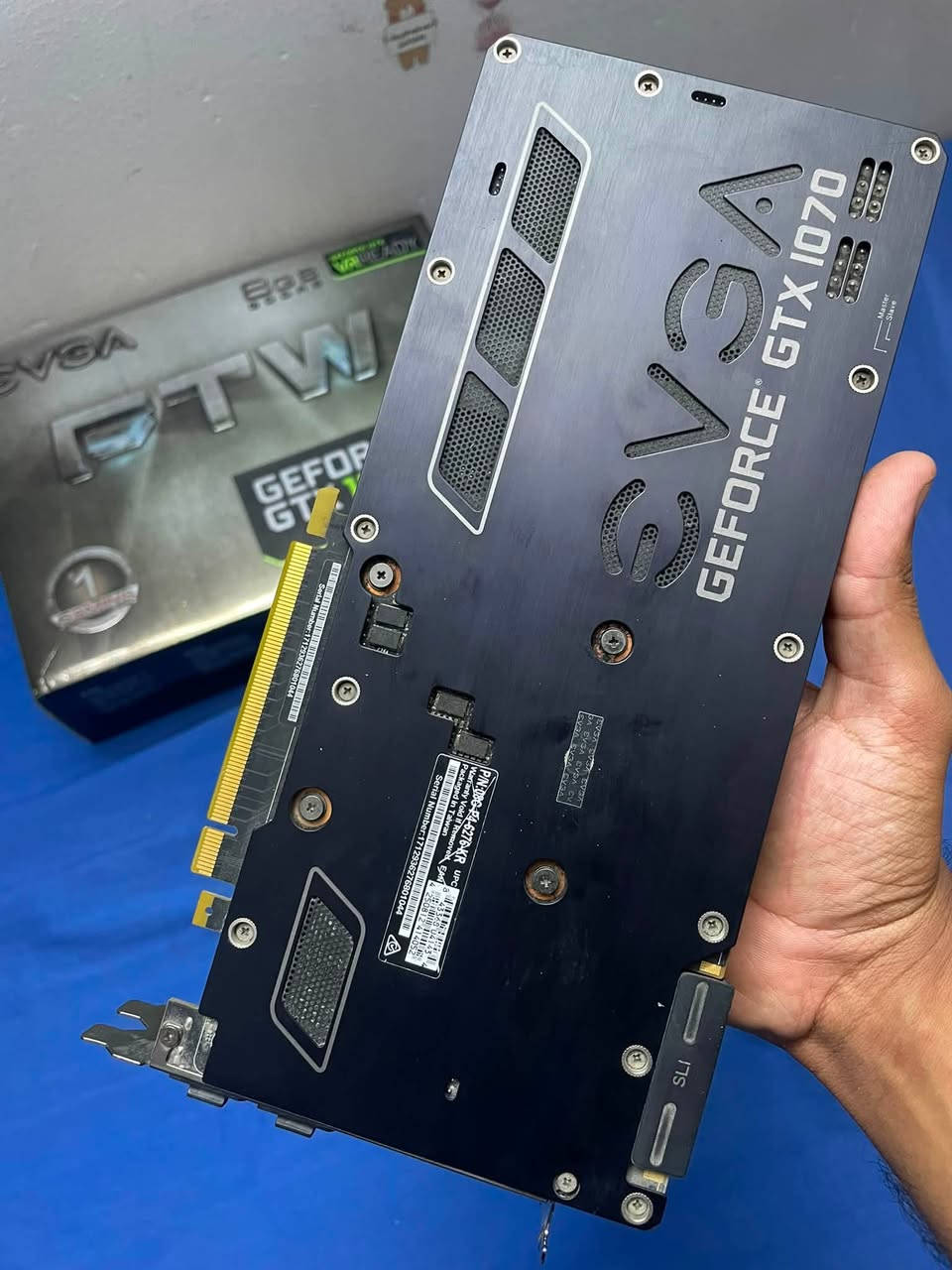 السلام عليكم كرت للبيع اعلى نسخة مبينه نضافته من الصور
Gtx 1070 8gb OC EVGA FTW EDITION 

170.000

مكاني بغداد غزالية 
***********
