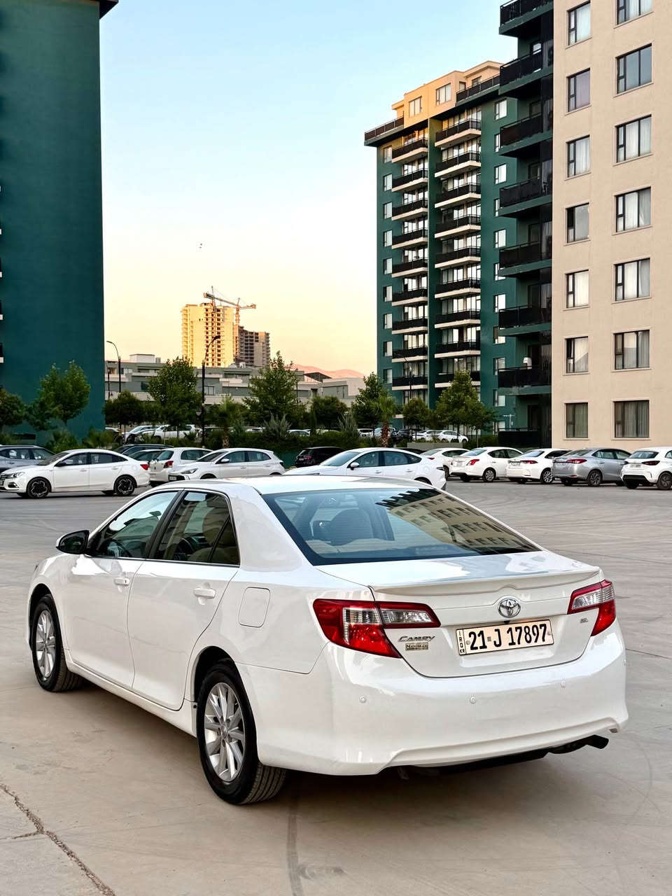 CAMRY GL 2013
***********
***********
‎کامری مودیل 2013  خلیجی شریکە ساز،
‎محرک ٢٥٠٠،مکفولە من صبغ مکان بارد،
،مواصفات معروفةلا(،،حساسات خلفی،مرایە،تبرید مرکزی،تحکم ستیرن او،کشنات جلد...) 
سيارة حيل نظيفة كلشي عل بلاد جديد
‎سیارة تاقم طیارات کل جدید گیر محرک مامفتوح لا صوت ولا بخار،
سعر :142 $ شویە مجال بسیط مکان سلیمانیە مرکز مدینە السليمانية, العراق
