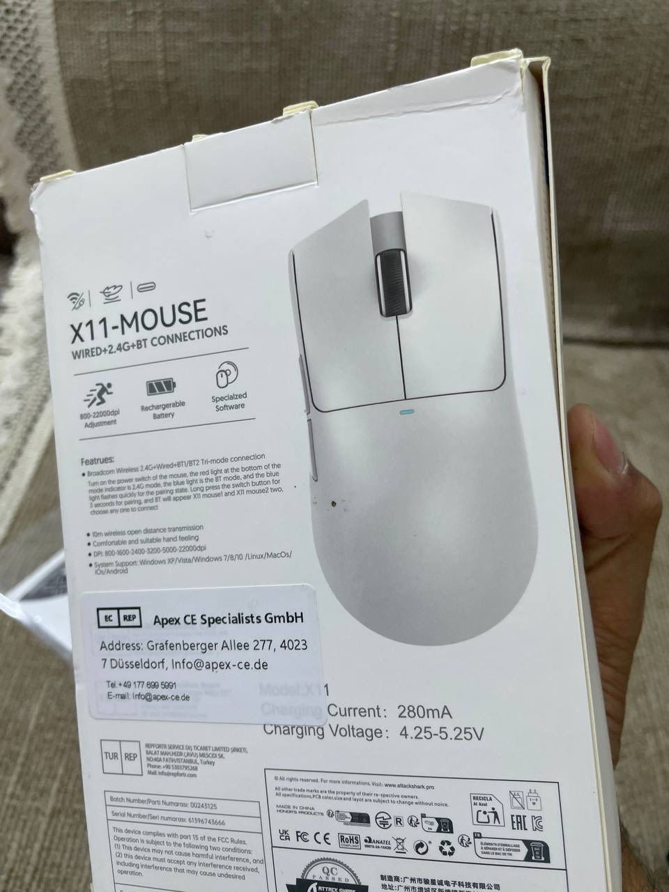 شلونكم شباب
ماوس جديد فوگ ماركه شغال و كامل 

الي يفيده يراسلني و يدلل الحجز على الخاص 

توصيل موجود


**إذا كنت صاحب هذا الإعلان وتريد حذفه لأي سبب، رجاءا أرسل رسالة إلى الدعم الفني**