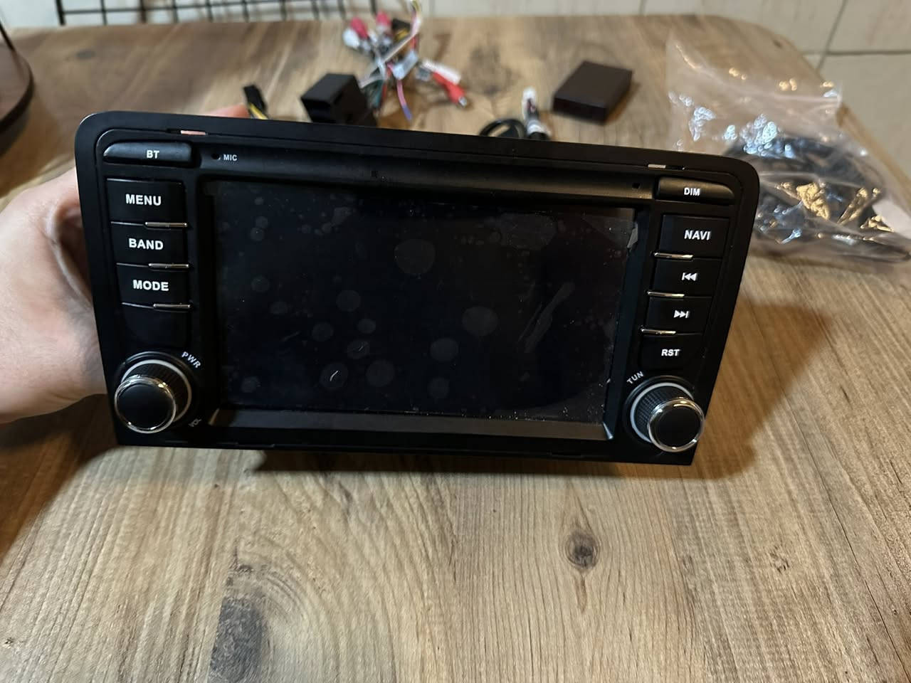 شاشة سيارات اودي A3 , S3 , RS3 من 2003 الى 2012   نظام اندروير و كاربلي و وايفاى و بلوتوز شاشة QLED FHD   
Android 13 , Wifi , Wlan , Bluetooth ,USB , GPS
Ram 4  G , Hard 64 G
سعر ٧٥ الف مع توصيل مجاناً


**إذا كنت صاحب هذا الإعلان وتريد حذفه لأي سبب، رجاءا أرسل رسالة إلى الدعم الفني**