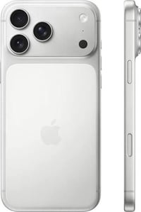 ايفون 17 برو ماكس سلفر ايسيم مشحون45 مره بطاريه 100 جهاز كامل مكمل درع...