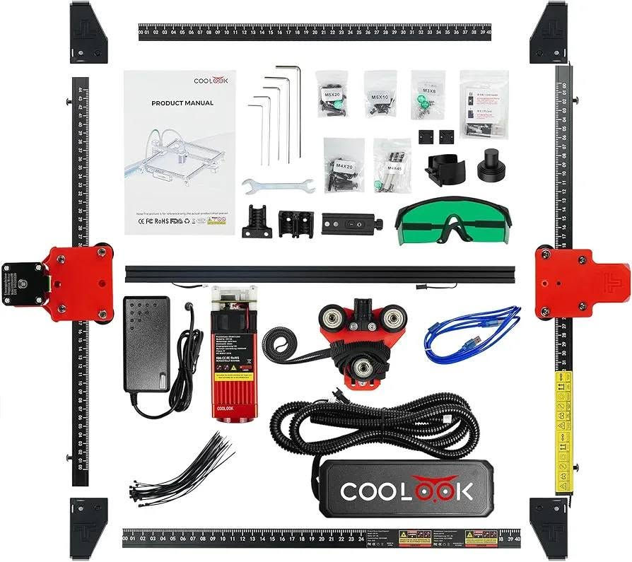 Coolook CK1-55 Laser Engraver, 5.5W Laser Engraving Machine, Laser Engraver Machine, Laser Cutter for Wood, Metal, Aluminum, Glass, Leather, 500mm/s Speed, 32-Bit Main Chip, 300x300mm Engraving Area

ماكينة النقش والقطع بالليزر Coolook CK1-55 بقدرة 5.5 واط، مناسبة للنقش والقطع على الخشب والمعادن والألمنيوم والزجاج والجلد، بسرعة تصل إلى 500 مم/ثانية، مزودة بمعالج رئيسي 32-بت، وبمساحة عمل للنقش تبلغ 300 × 300 مم.
السعر ٢٢٥ الف
رابط الفديو على اليوتيوب 
https://youtu.be/gpM_EjjUPzY?si=HIHPdWr6LxeymZSP


**إذا كنت صاحب هذا الإعلان وتريد حذفه لأي سبب، رجاءا أرسل رسالة إلى الدعم الفني**