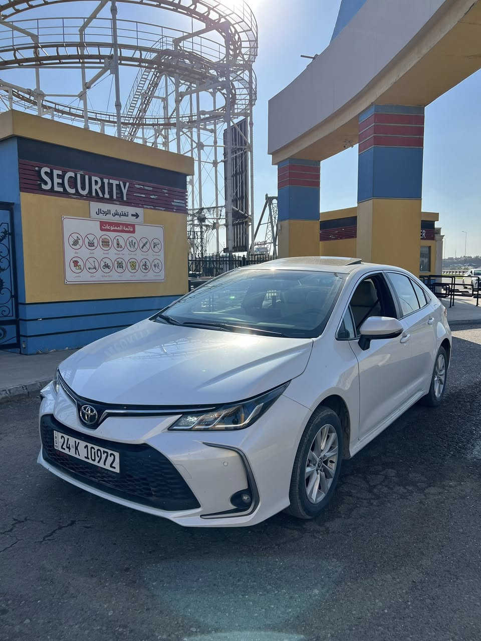 كورلا 2023
خليجي ساز 
مواصفات
فتحة 
بصمة 
داخل بيجي 
شاشة تحكم ستيرن 
كامرة حساس امامي خلفي 
سيارة انطخت بيدي صار بيها تبديل باب خلفي نفس لون مطابق 100% ونصبغ بيها جاملغ خلفي 
ماشية 52 الف 
سعرها 168 ورقة وبيها مجال بسيط 
مكاني بغداد حي الجامعة او الكريعات
***********
