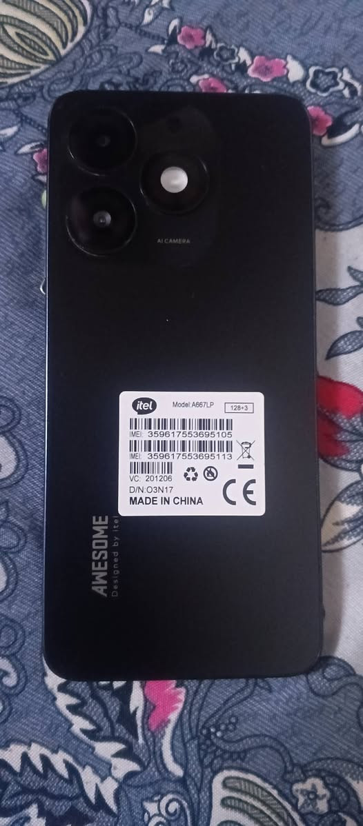 itelA50
ذاكره 128 جهاز نضيف مثل ماوضح بس كسر بل لمس 10الف يتبدل 
بطاريه 5000موبايل نضيف 
يرهم مراوس 
سعر، 70وبي مجال


**إذا كنت صاحب هذا الإعلان وتريد حذفه لأي سبب، رجاءا أرسل رسالة إلى الدعم الفني**