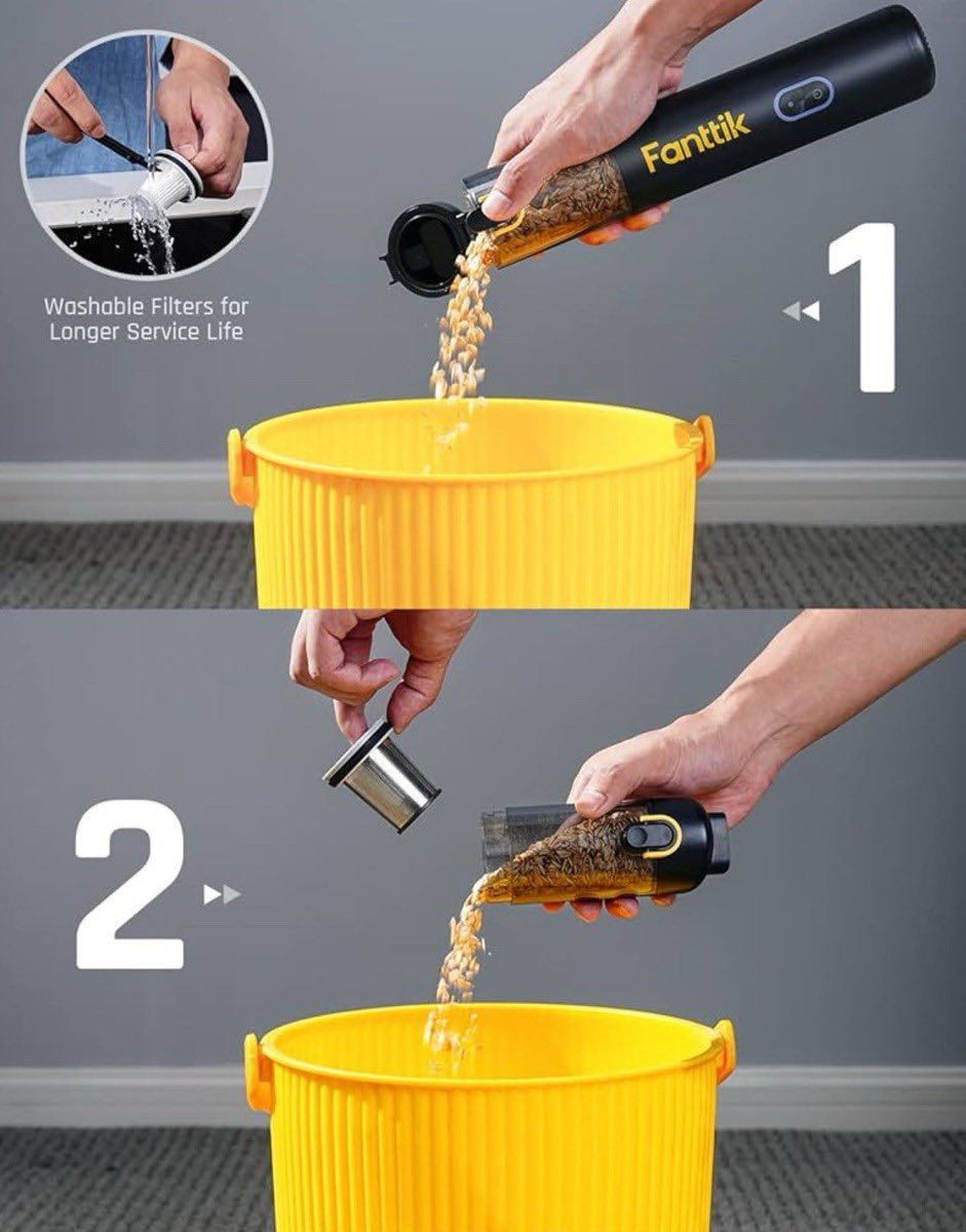 🚀 نظافة بلا حدود مع وحش التنظيف الصغير! مكنسة Fanttik Slim V8 APEX الاحترافية 🌪️
هل تعبت من الغبار في زوايا السيارة أو بين أزرار الكيبورد؟ إليك الحل الأمثل والأكثر أناقة! مكنسة Fanttik Slim V8 APEX تجمع بين التصميم النحيف والقوة الجبارة.
💡 لماذا تعتبر Fanttik Slim V8 الخيار الأفضل؟
• قوة شفط مذهلة: رغم صغر حجمها، توفر قوة شفط تصل إلى 12KPA (30AW)، مما يجعلها تشفط أصعب الأتربة بسهولة.
• محرك متطور: أداء أقوى مرتين وعمر افتراضي أطول بـ 10 مرات مقارنة بالمحركات التقليدية.
• نظام فلترة مزدوج: تحتوي على فلتر من الفولاذ الناعم بالإضافة إلى فلتر HEPA لضمان تنقية الهواء ومنع تسرب الغبار.
• تصميم ذكي وعملي: مزودة بقفل مبتكر لمنع انسكاب الغبار وحاوية أتربة بسعة 120 مل.
• خفيفة الوزن: وزن أقل بنسبة 45%، مما يجعل استخدامها مريحاً جداً لفترات طويلة.
• ملحقات متكاملة: تأتي مع مجموعة رؤوس متنوعة لتصل إلى أضيق الأماكن، وشاحن USB-C حديث.
مثالية لـ:
🚗 تنظيف السيارة بعمق.
💻 تنظيف المكاتب والأجهزة الإلكترونية.
🏠 الوصول للزوايا الضيقة في المنزل.

السعر 40 الف


**إذا كنت صاحب هذا الإعلان وتريد حذفه لأي سبب، رجاءا أرسل رسالة إلى الدعم الفني**