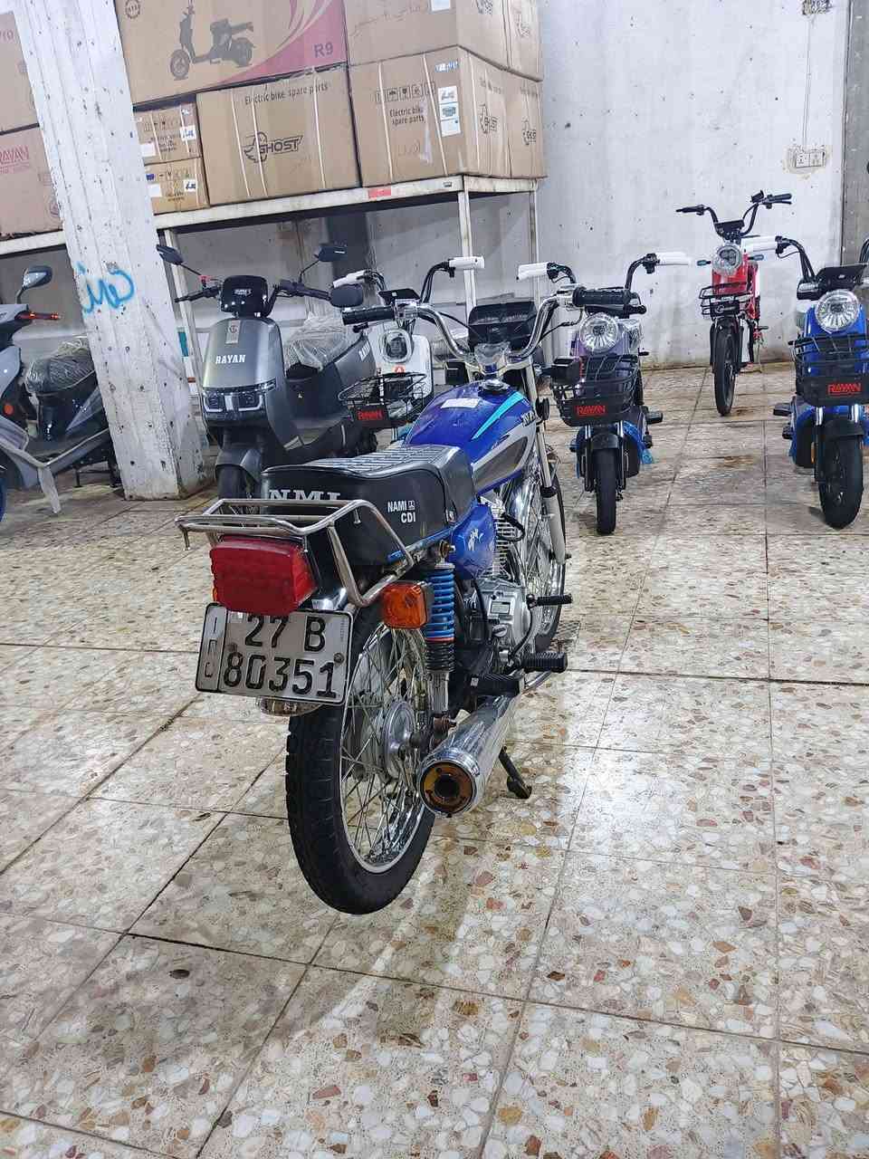 السلام عليكم دراجه للبيع رقم نكليزي شاصي
19ارشا تعمير اصلي مكاني شطرهه                

هاذه رقمي ***********
